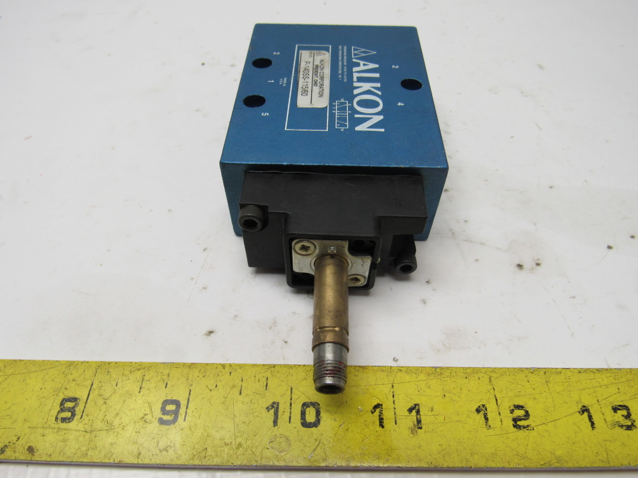 Alkon P140SS115/60 Single Solenoid Air Valve 4Way 24VDC 3/8" NPTF Ports