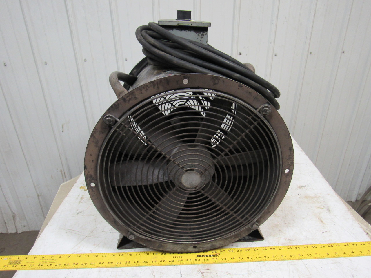 18" Tube Axial Shop Floor Fan 480V 3Ph W/45' Cord
