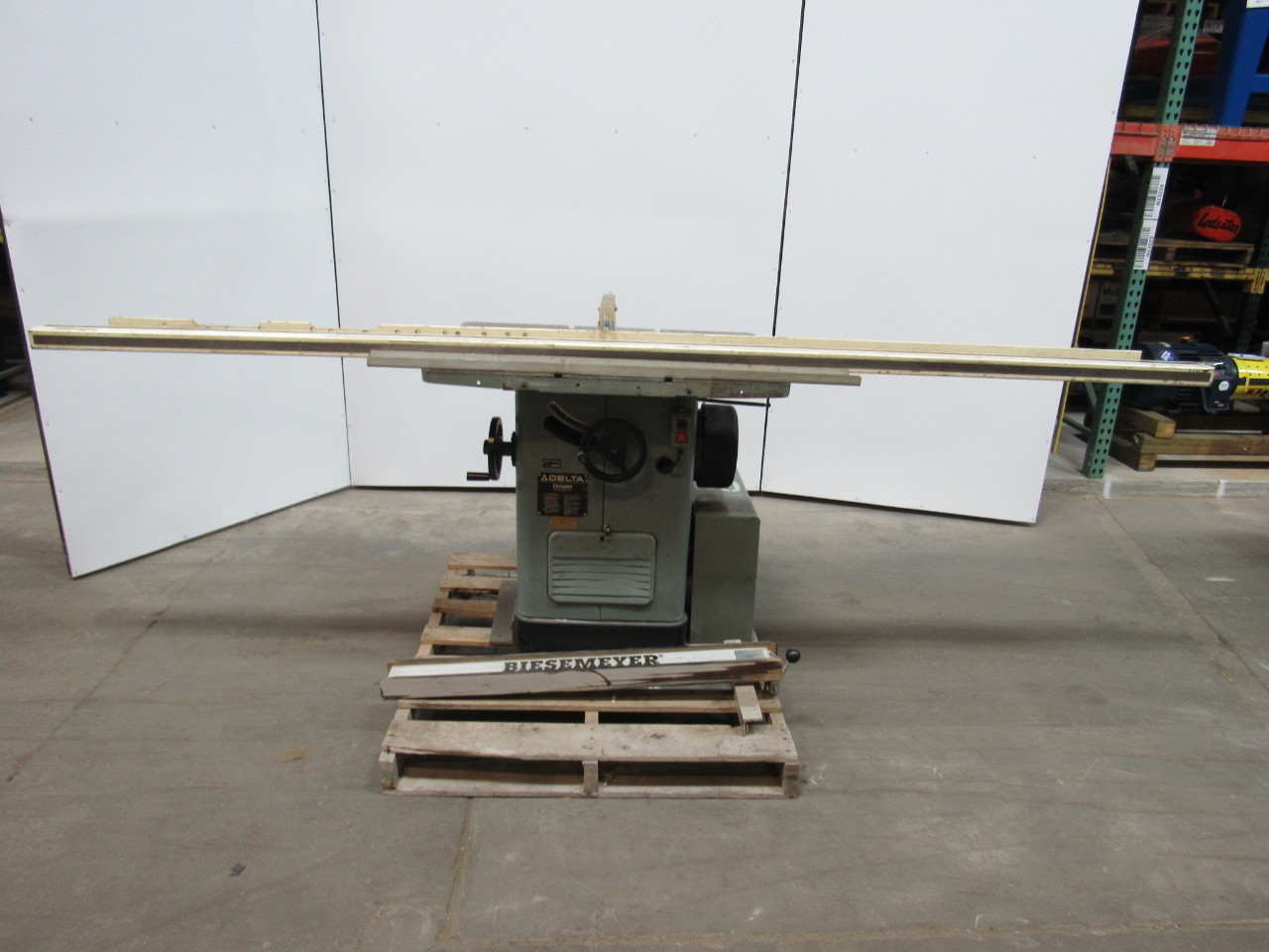DELTA BIESEMEYER 34806F Unisaw Table Saw W/ TSquare System & 87