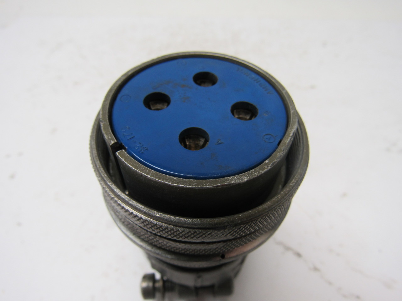 Amphenol 3217S 4 Pin Circular Connector W/Housing & Clamp