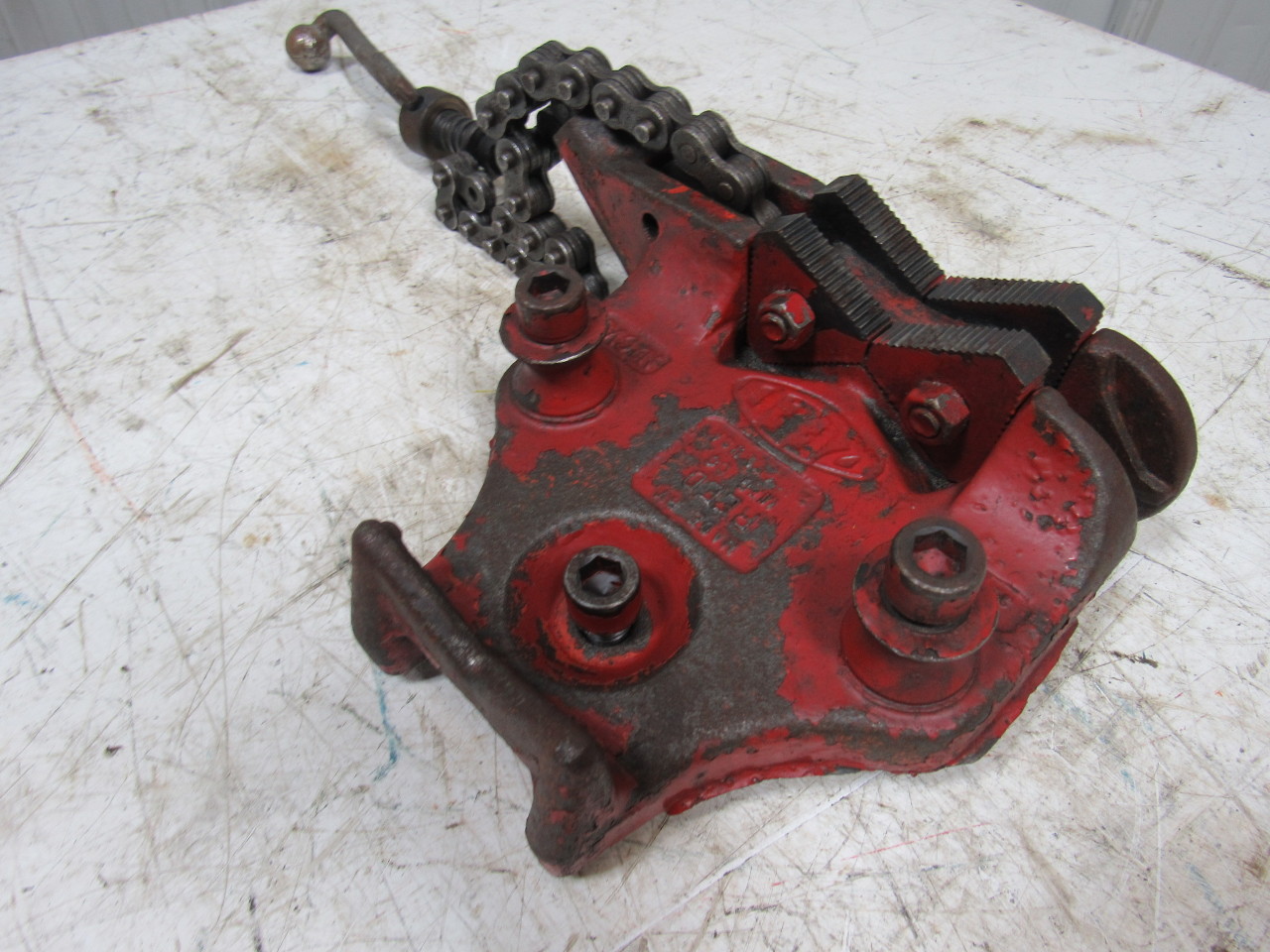 Reed Manufacturing NO. CV6 1/4" 6" Chain Vise Pipe Threading eBay