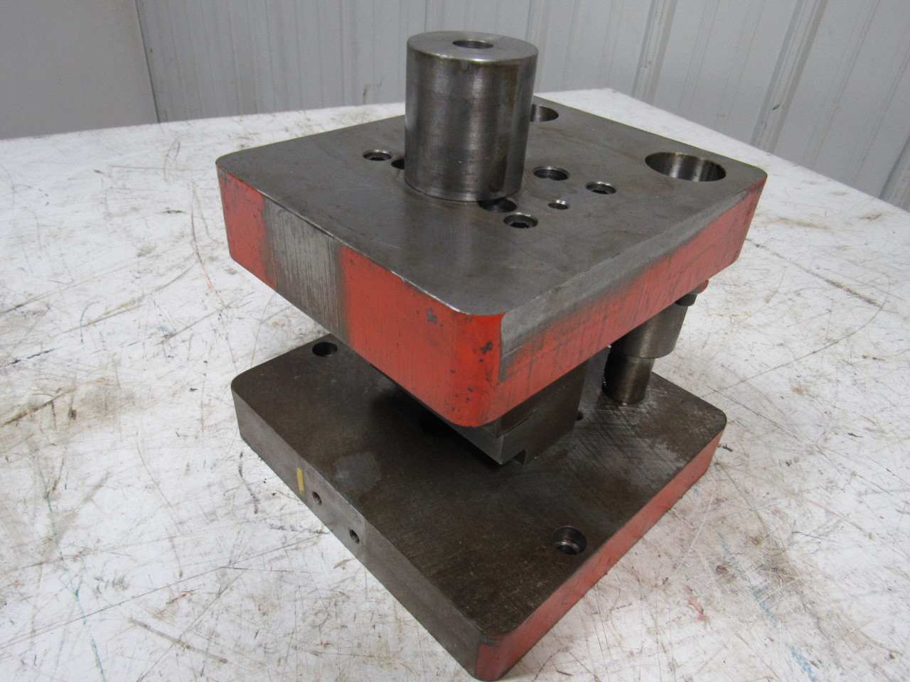 Punch Press Die Set/Shoe Rectangular Back 2 Post 61/2"W 81/4"FB 61/4