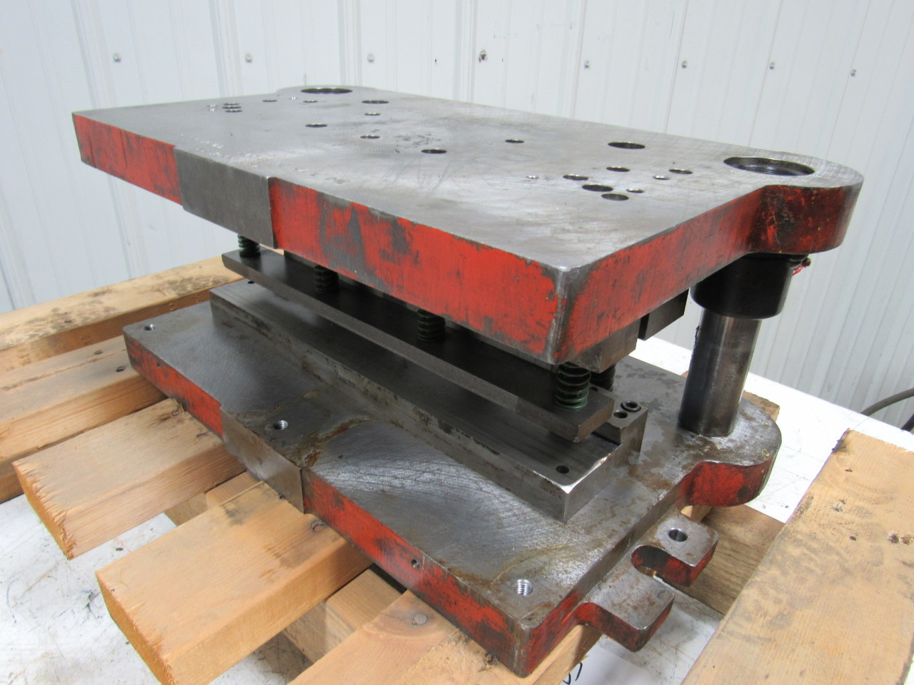 Punch Press Die Set/Shoe Rectangular 2 Back Post 18"W x 11"FB 81/4