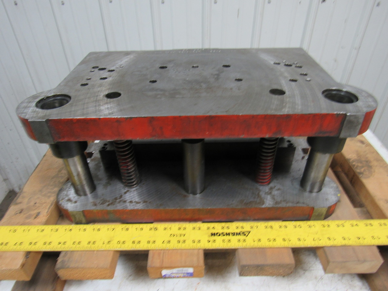 Punch Press Die Set/Shoe Rectangular 2 Back Post 18"W x 11"FB 81/4" Throat