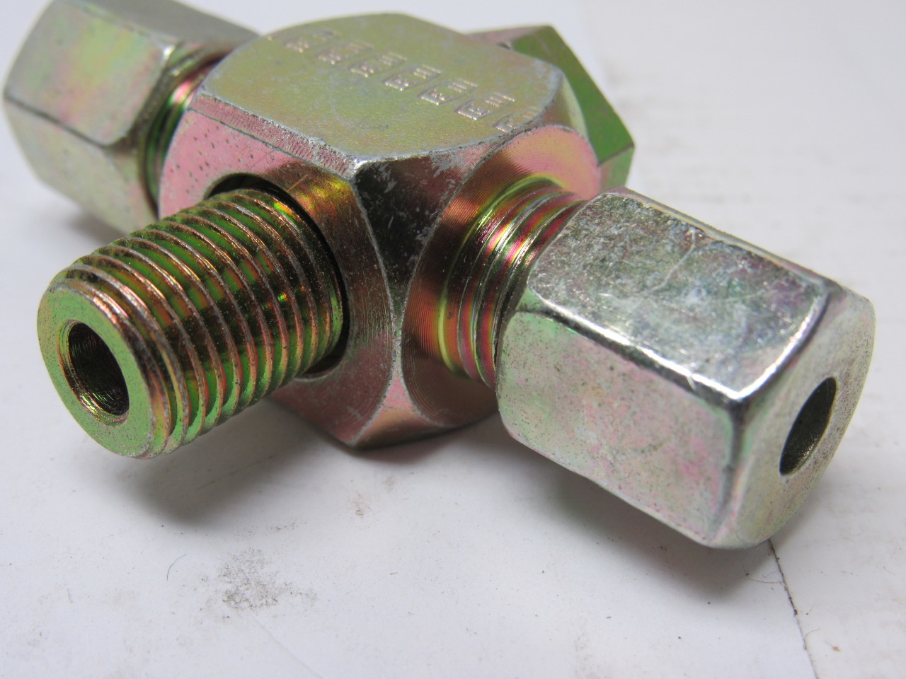 2353TH 6SBSP1/4 Steel Tee Banjo Connector Metric MBST 12MM 6MM Tube