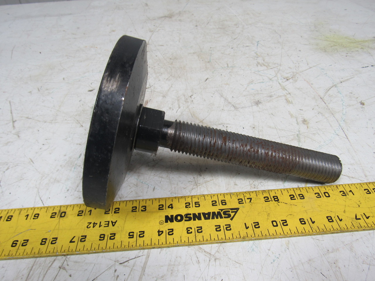 Heavy Machine Leveling Feet 6" Base 7" Threaded Stud 30mm 3.5 Pitch eBay