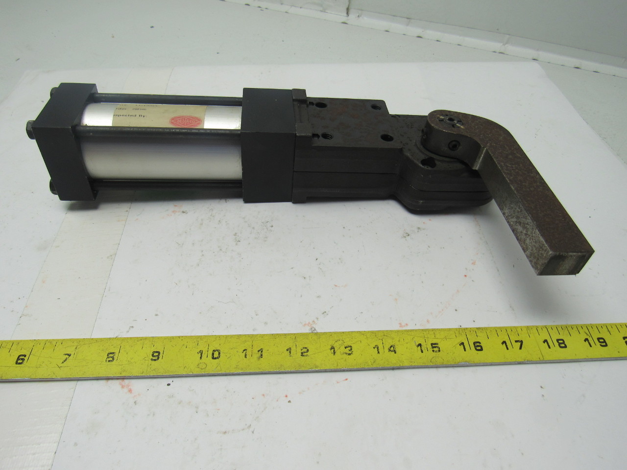 Destaco 863L Heavy Duty Pneumatic Power Clamp 90° Arm Offset Left eBay
