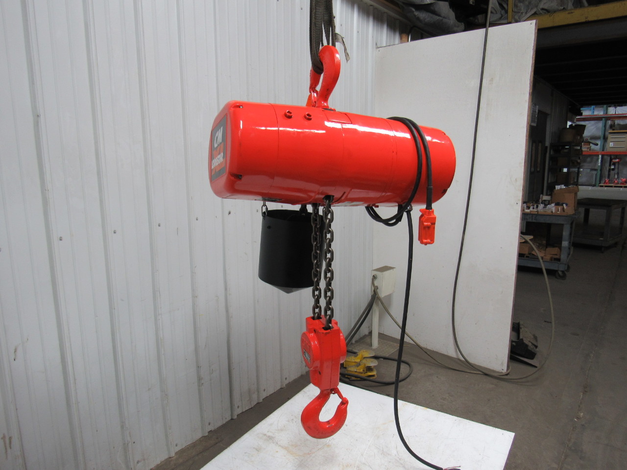 CM LODESTAR XL 5215H Electric Chain Hoist 4 Ton 11'+ Lift 230/460V 3Ph