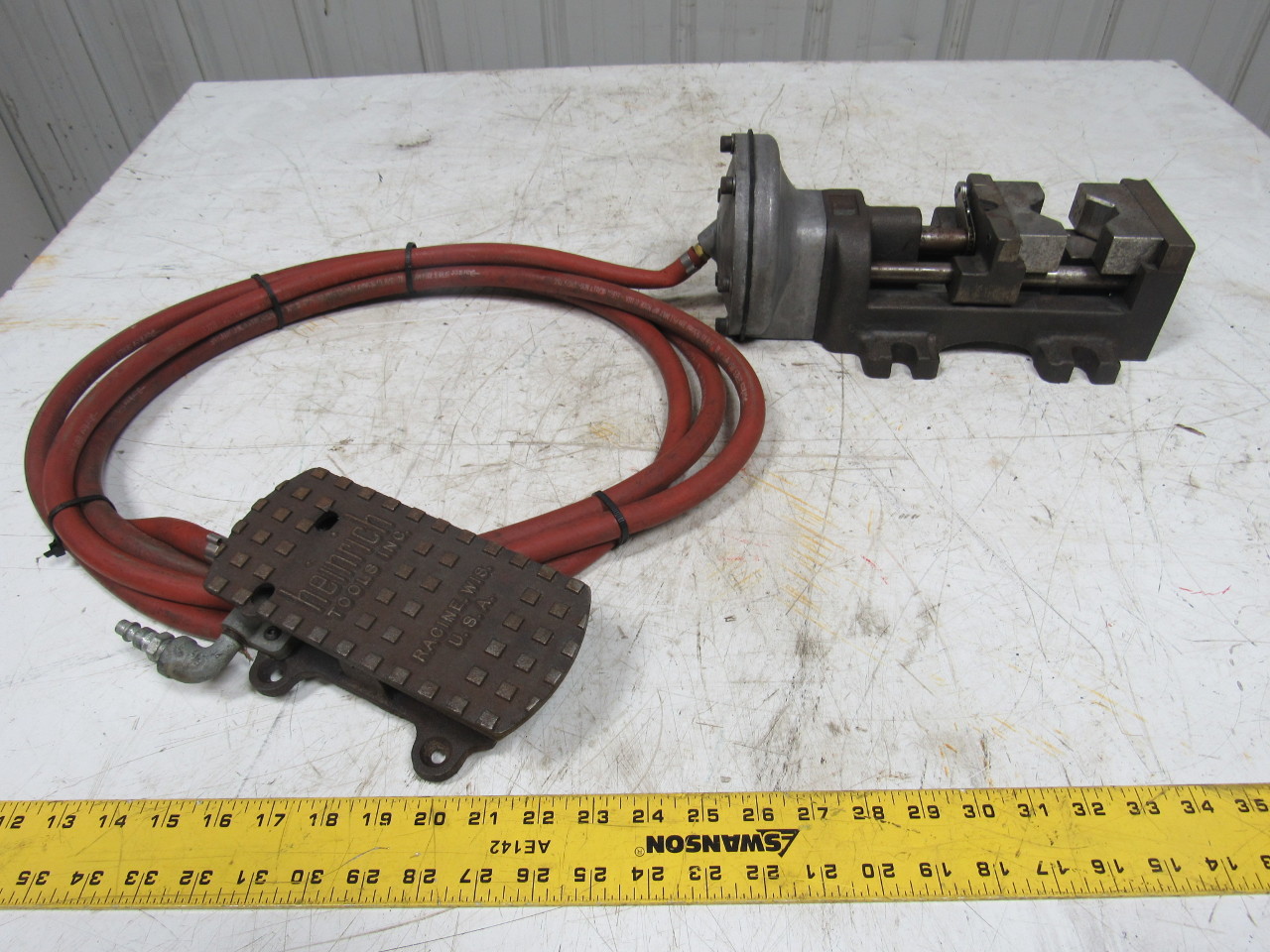 Heinrich Tools 4" Jaw Pneumatic Milling Machine Vise 11/4" Opening w