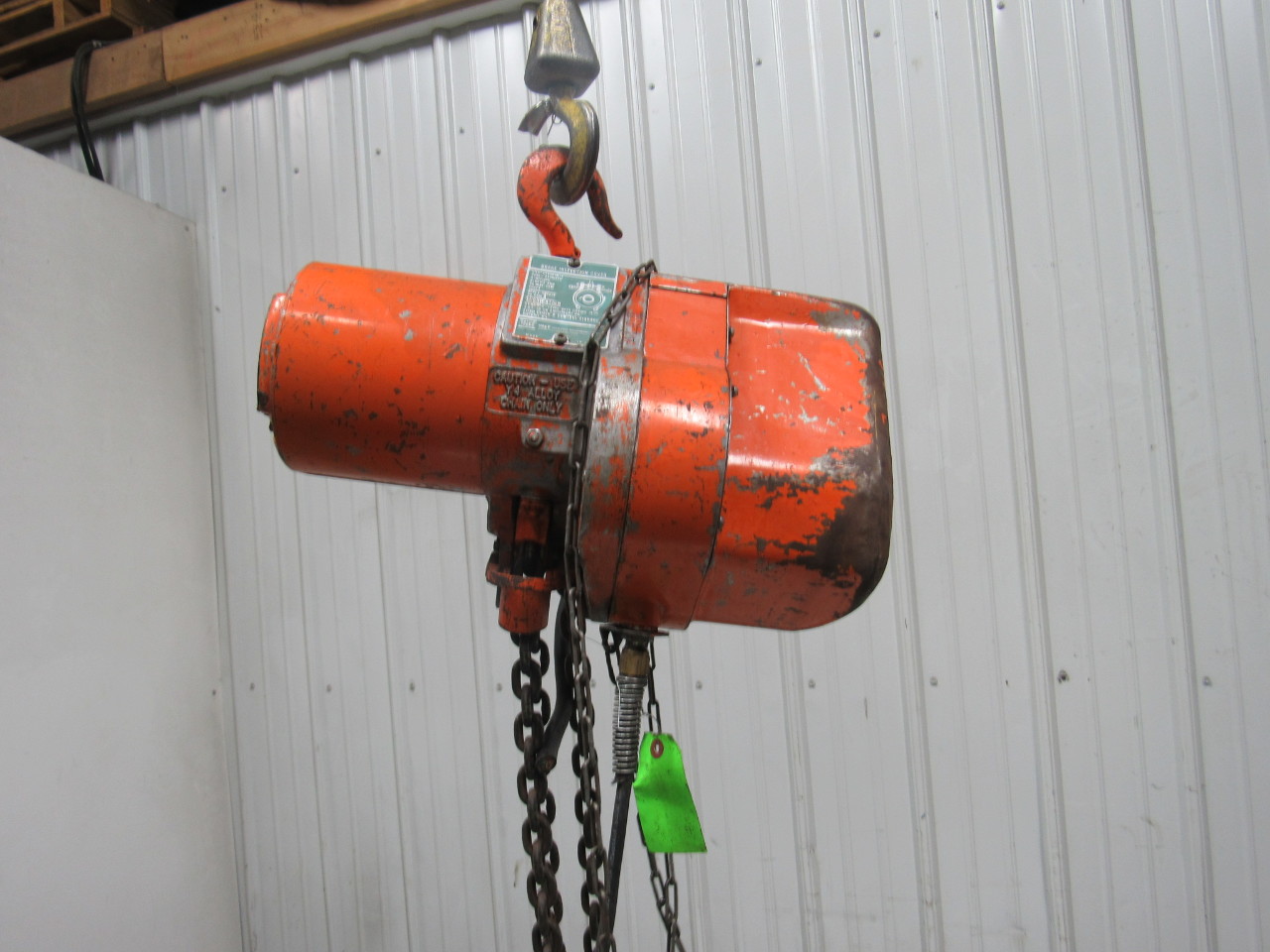 Yale PL253FMPGN Midget King Electric Chain Hoist 1000LB eBay