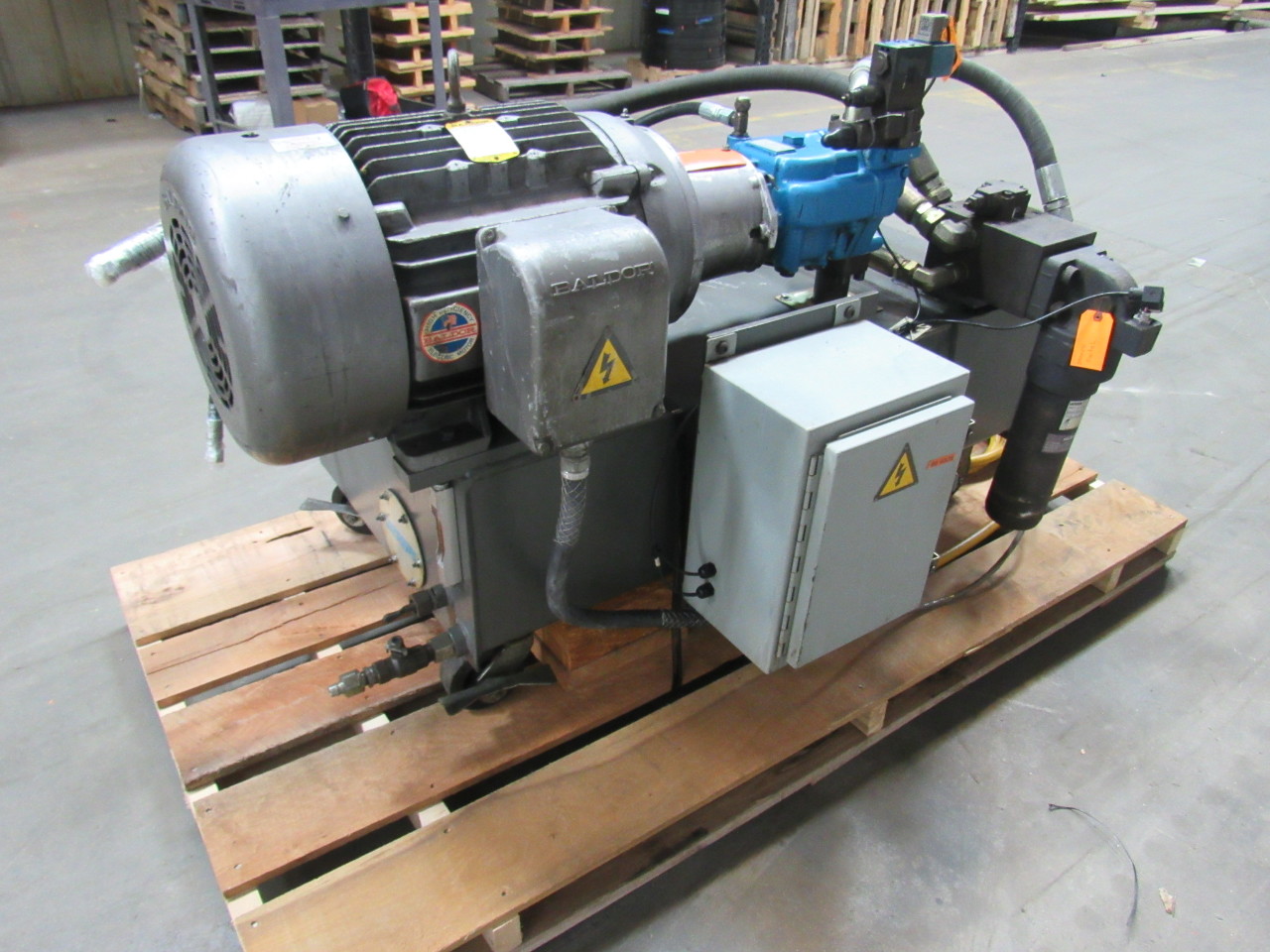 VICKERS T50PVE Hydraulic Power Unit 25HP 2000PSI 33GPM 70 Gal.Tank eBay