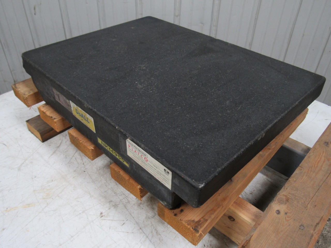 DOALL 24"X18"X4" 2 Ledge Granite Inspection Surface Plate Block eBay