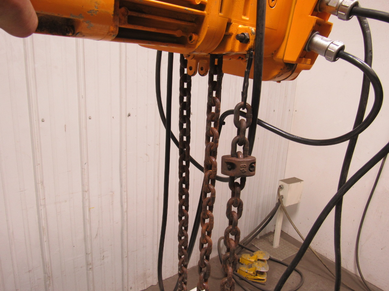 HARRINGTON NER010L 1 Ton Trolley Electric Chain Hoist 11'Lift16'/Min