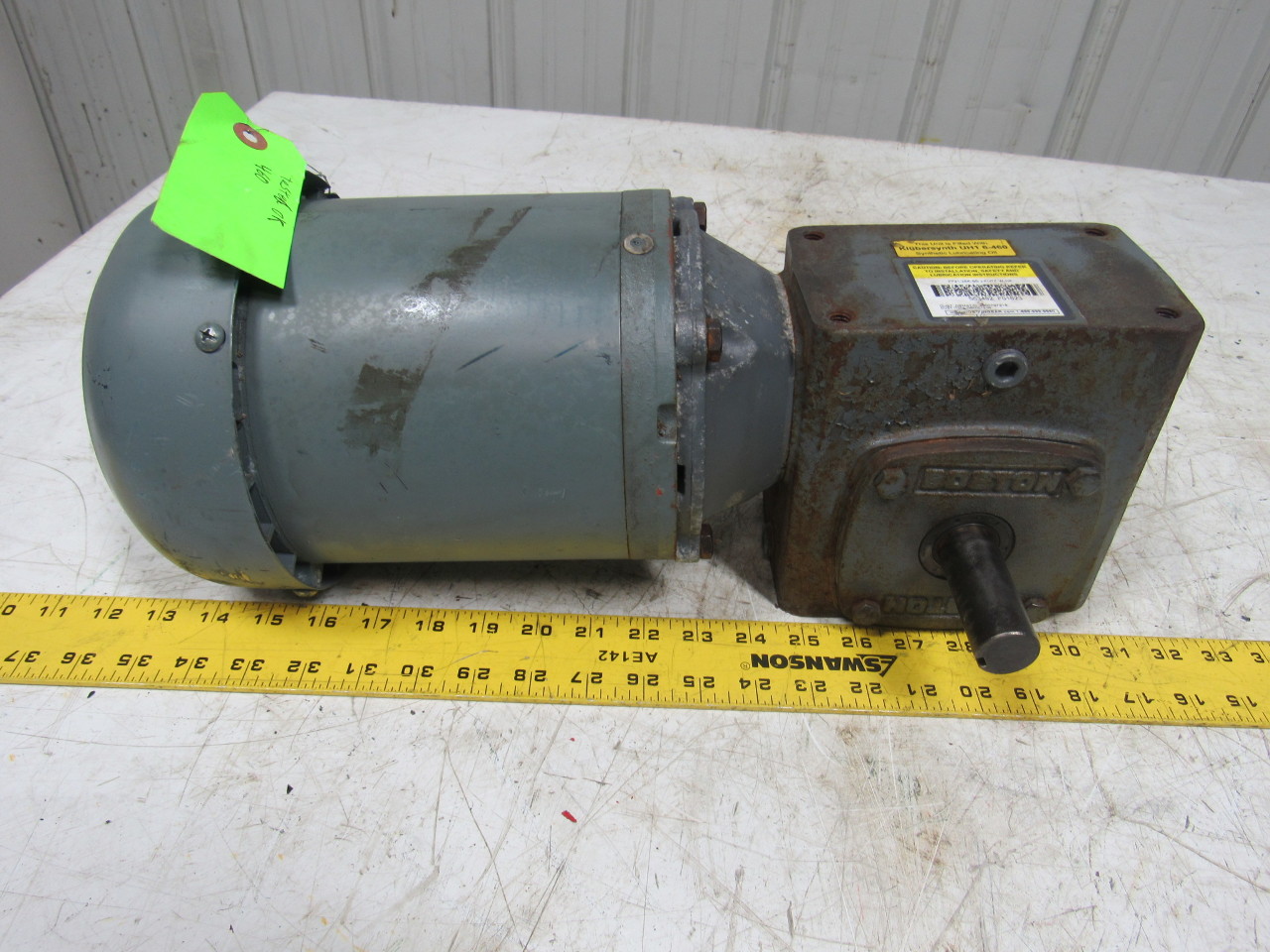 Boston Gear F72125KB5J Right Angle Gearbox 251 Ratio W/Weg 1/2HP