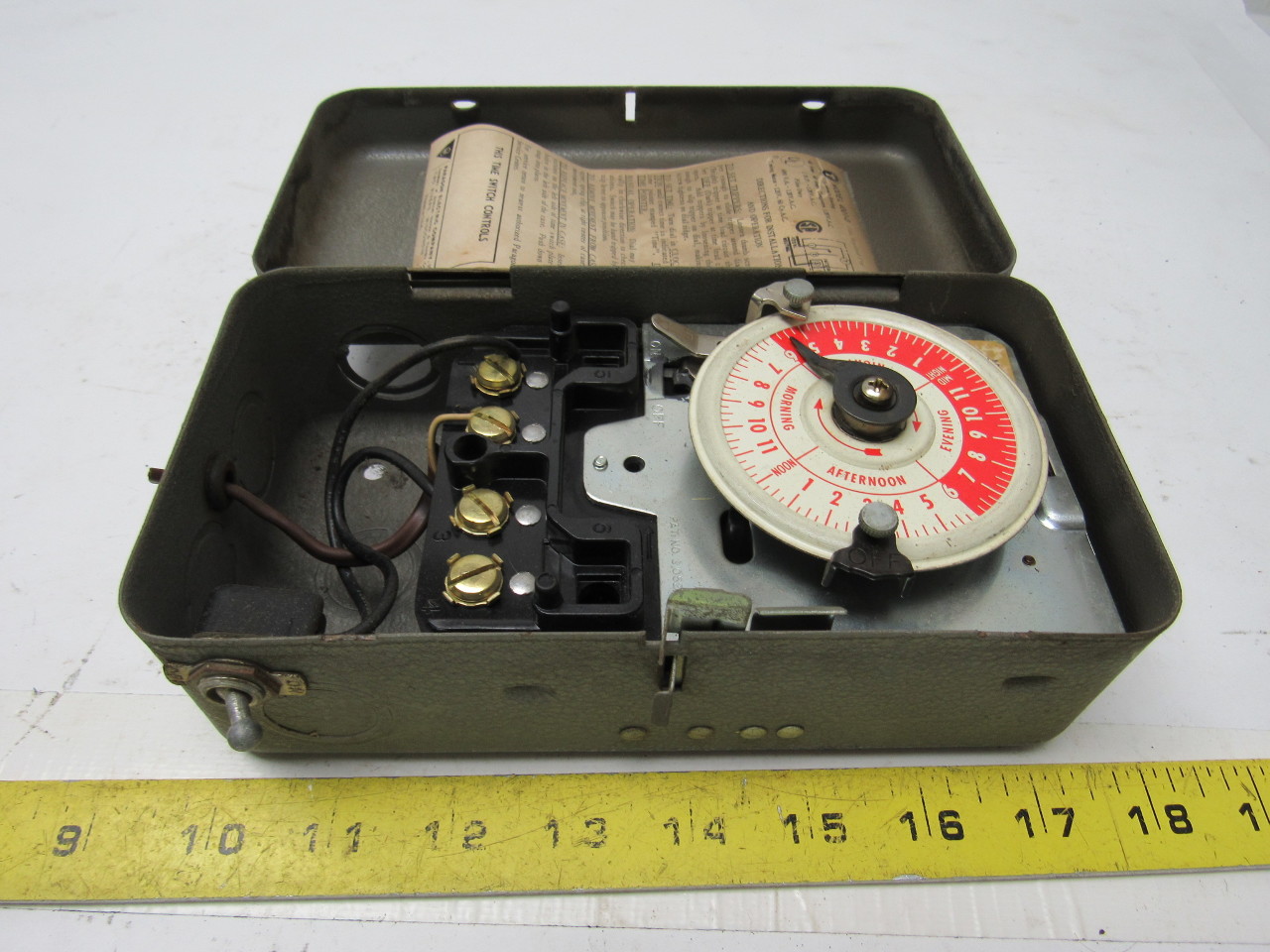 Paragon 40010 Vintage Electric Water Heater Time Switch 120V 24 hour Timer