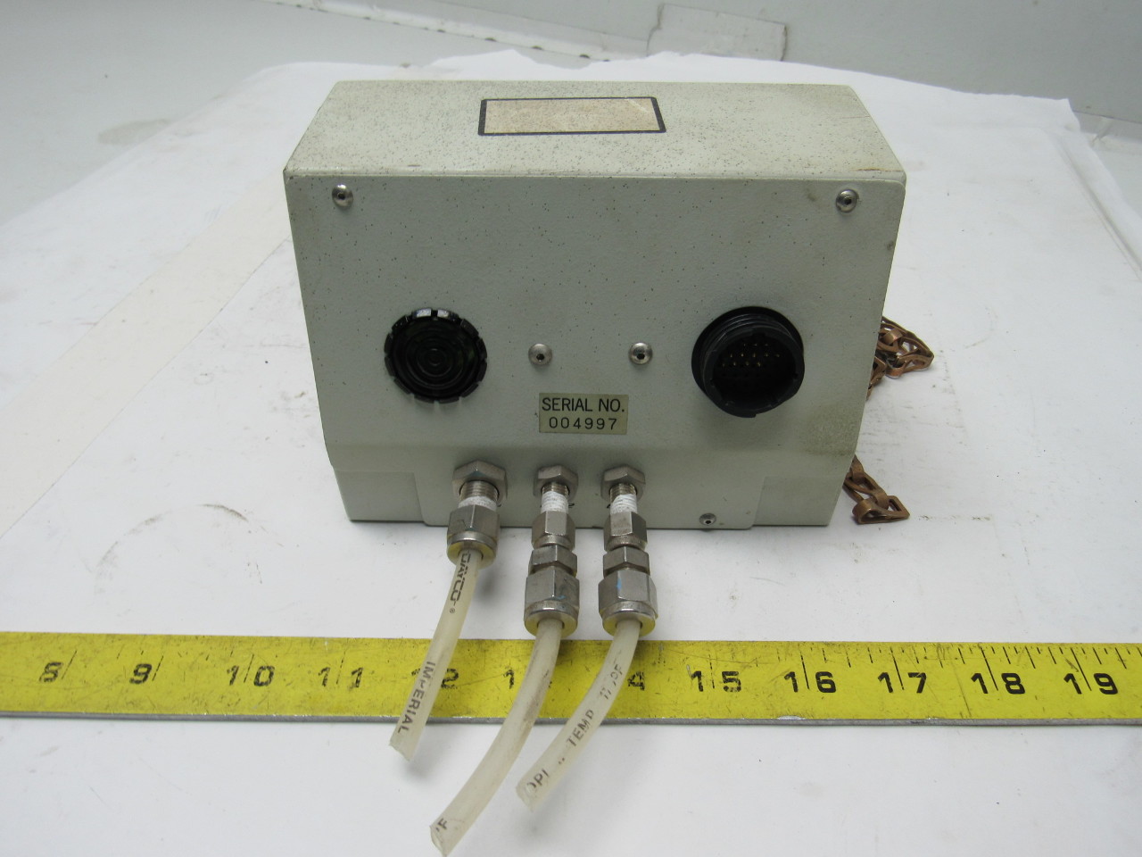 Praxair AWS 100 Gas Cylinder Reserve Auto Switchover Control Panel W