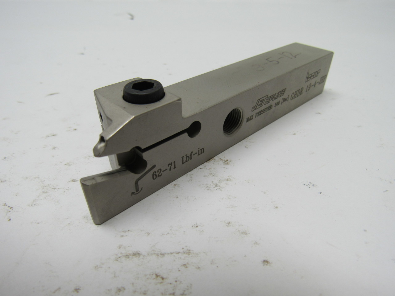 ISCAR GHDR 194JHP Indexable Insert Parting Grooving Tool 3/4" Coolant