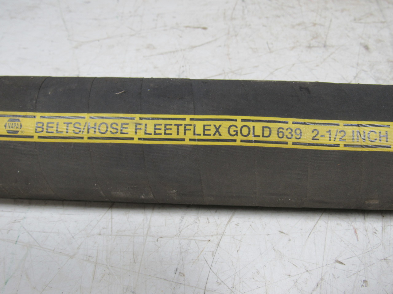 NAPA 639 Gold Stripe 21/2" ID Straight Coolant Hose 36"L 60 PSI