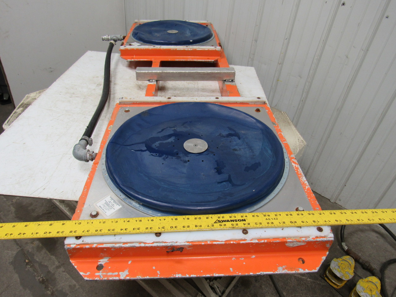 AEROGO 21D 3E3799 Air Caster Air Bearing Pallet 3.5 Ton Capacity 23x76