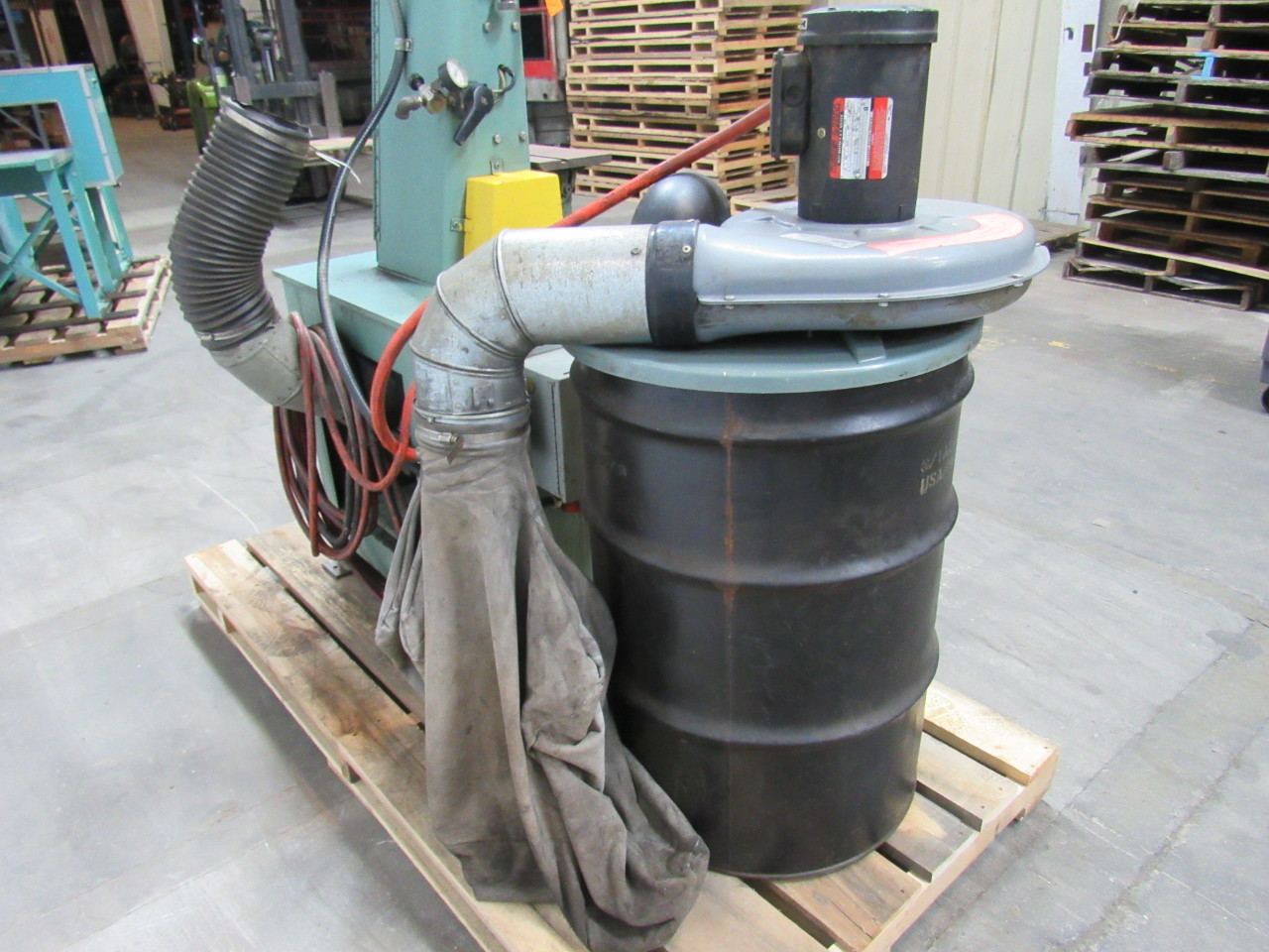 Kalamazoo 8" Belt Grinder/Sander W/Drum Dust Collector 71/2 HP 208230