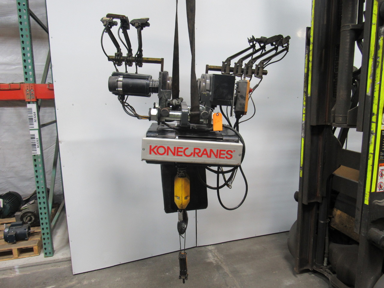 ROBBINS & MYERS/ KONE 3 TON Top Run Bridge Crane 57'8" 460V KoneCrane