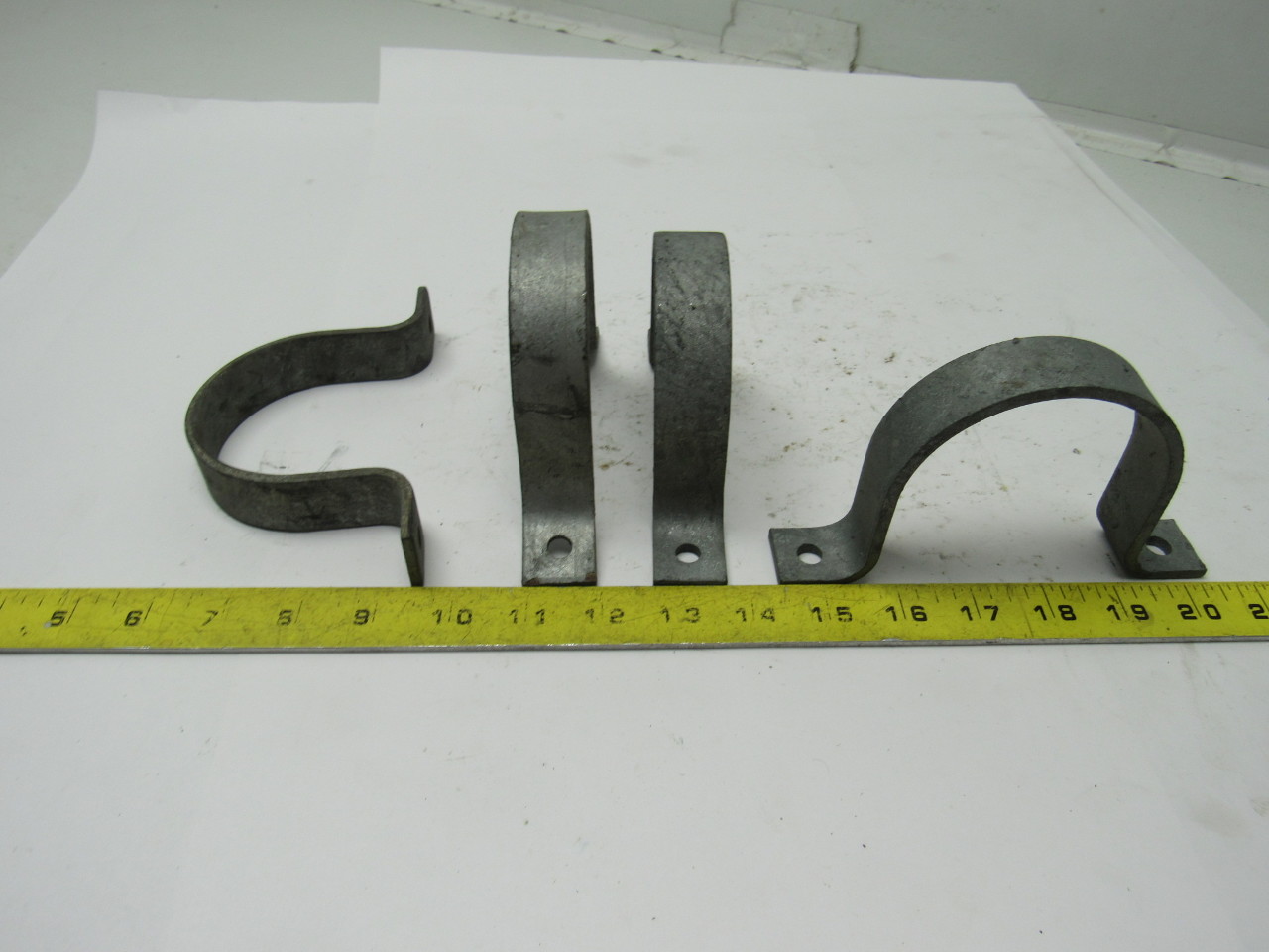 3"Two Hole Pipe Strap Galvanized Thick Wall Heavy Duty Lot of 4 eBay
