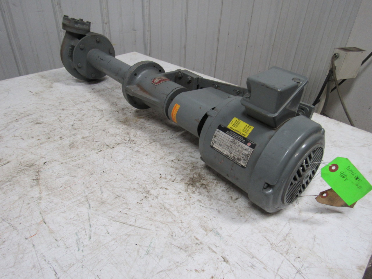 Ruthman Gusher 11023AXLCM 1 HP 230/460V Centrifugal Coolant Pump 3490