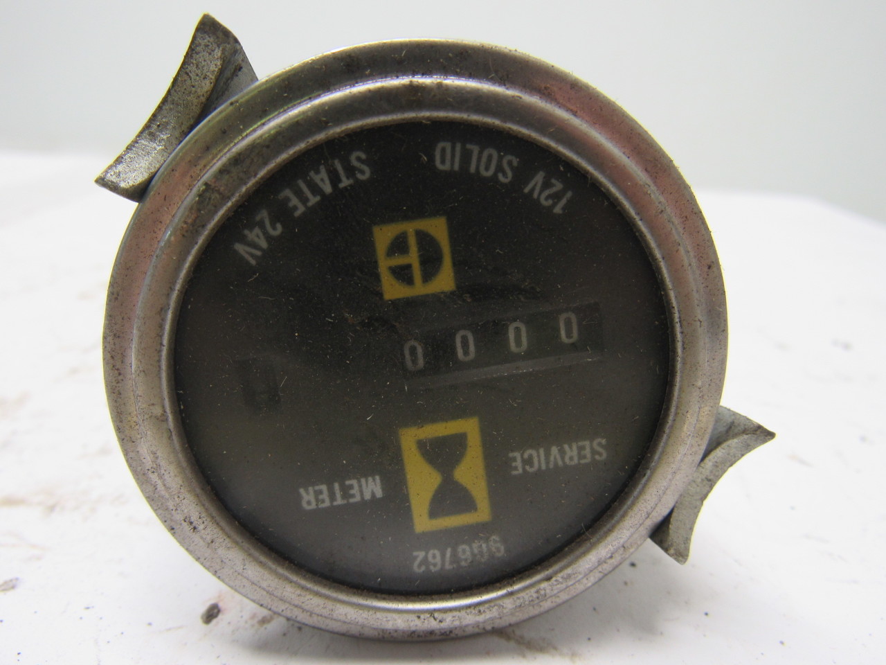 Caterpillar 9G6762 Stewart Warner Hour Meter Gauge 12 & 24VDC 2" OD eBay