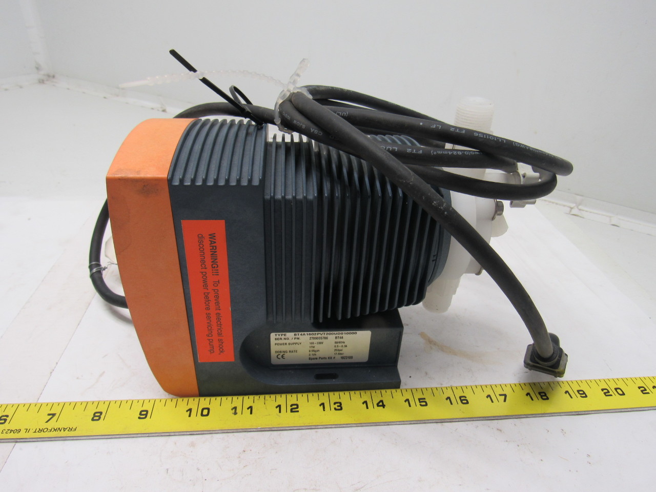 Prominent BT4A Solenoid Diaphragm Metering Dosing Pump 0.55 GpH 50/60Hz