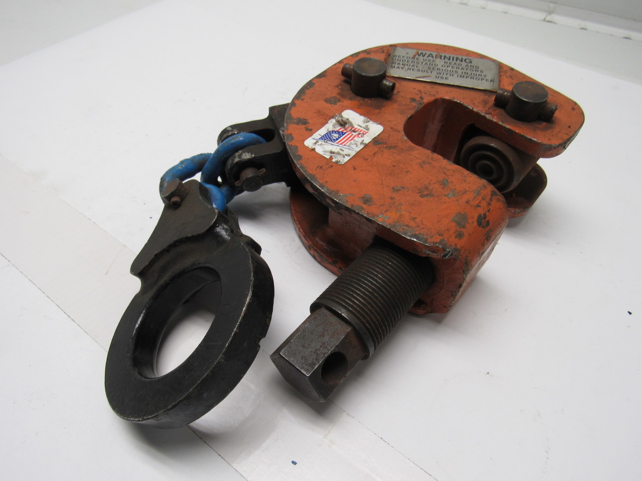 Renfroe SCPA 11/2 Ton Locking Screw Plate Clamp Vertical 180 Side Pull