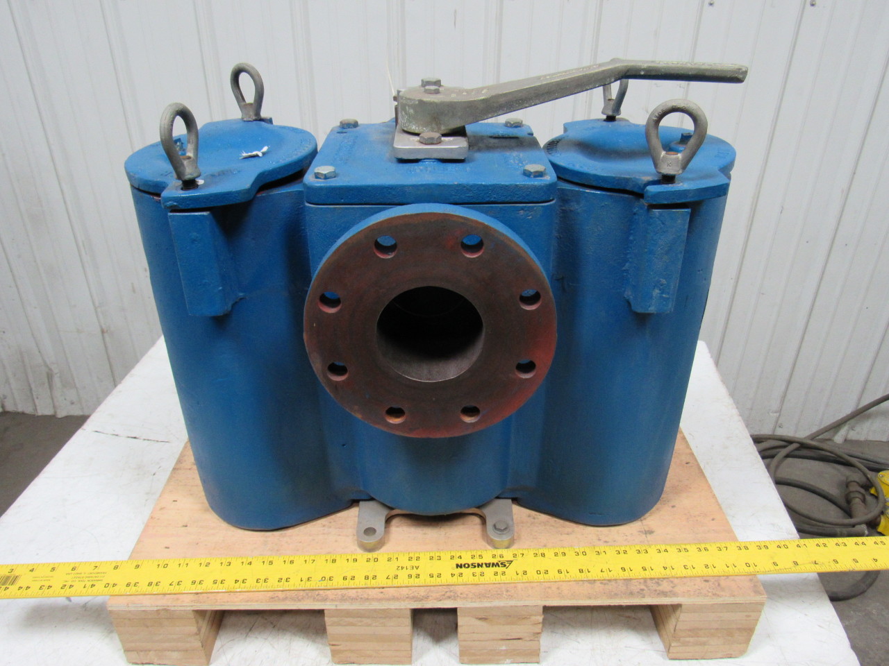 Eaton Model 53 Duplex Basket Strainer Iron 4" W/(1) Basket MAWP 200 PSIG eBay