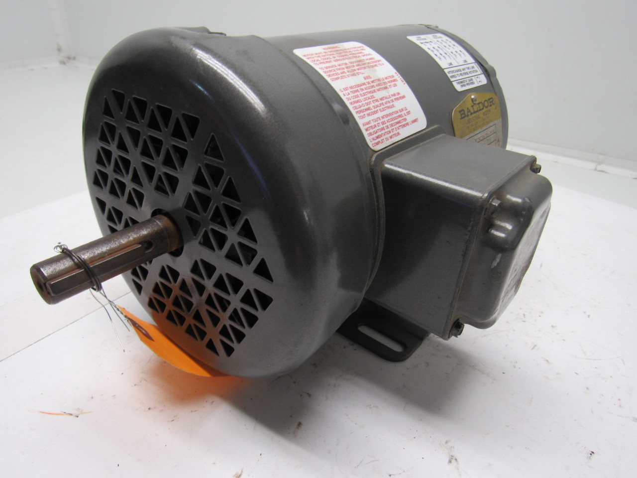 Baldor M00 92921678001 1HP 3PH 208230/460V 3450RPM Double Shaft