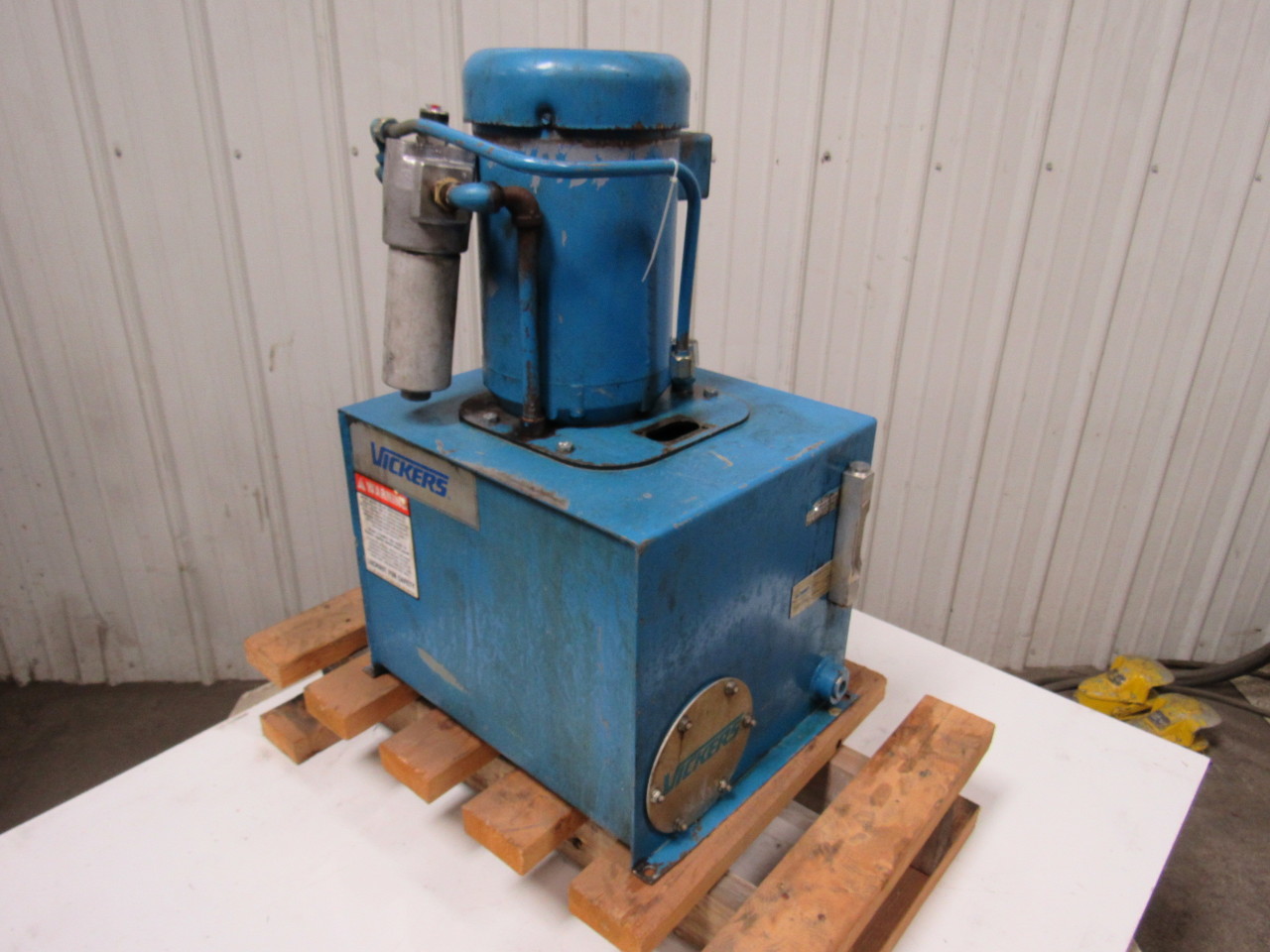 Vickers TK10VPV45FM SystemPak Hydraulic Power Unit W/10 Gallon Tank