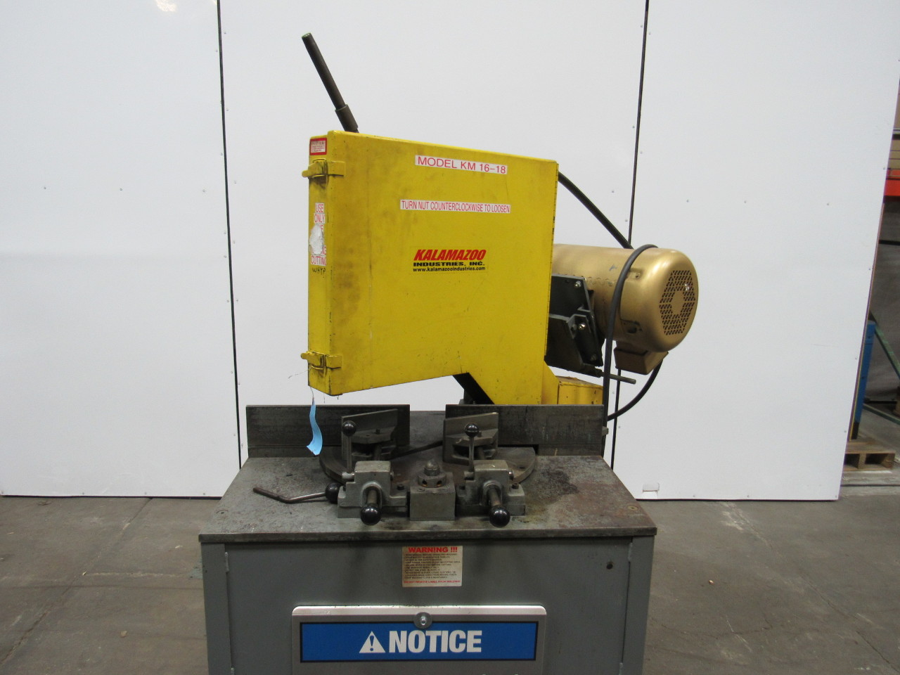 KALAMAZOO KM 1618 Abrasive Wheel Mitre Chop Cut Off Saw 10HP 208230/