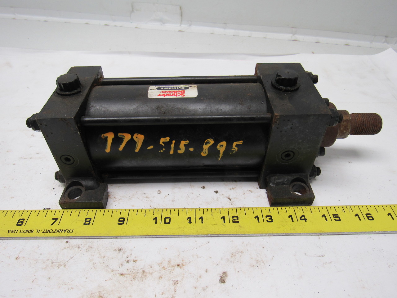 Schrader Bellows FAC110821S 2" Bore X 4" Stroke Pneumatic Air Cylinder