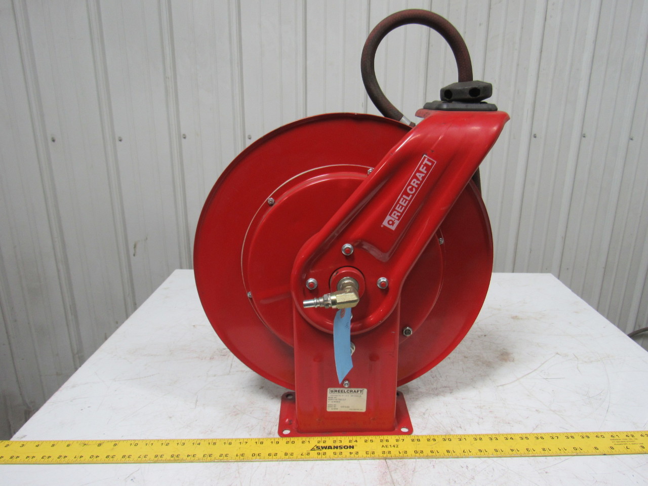 Reelcraft 7850 OLP Heavy Duty Spring Retractable Water Air Hose Reel eBay