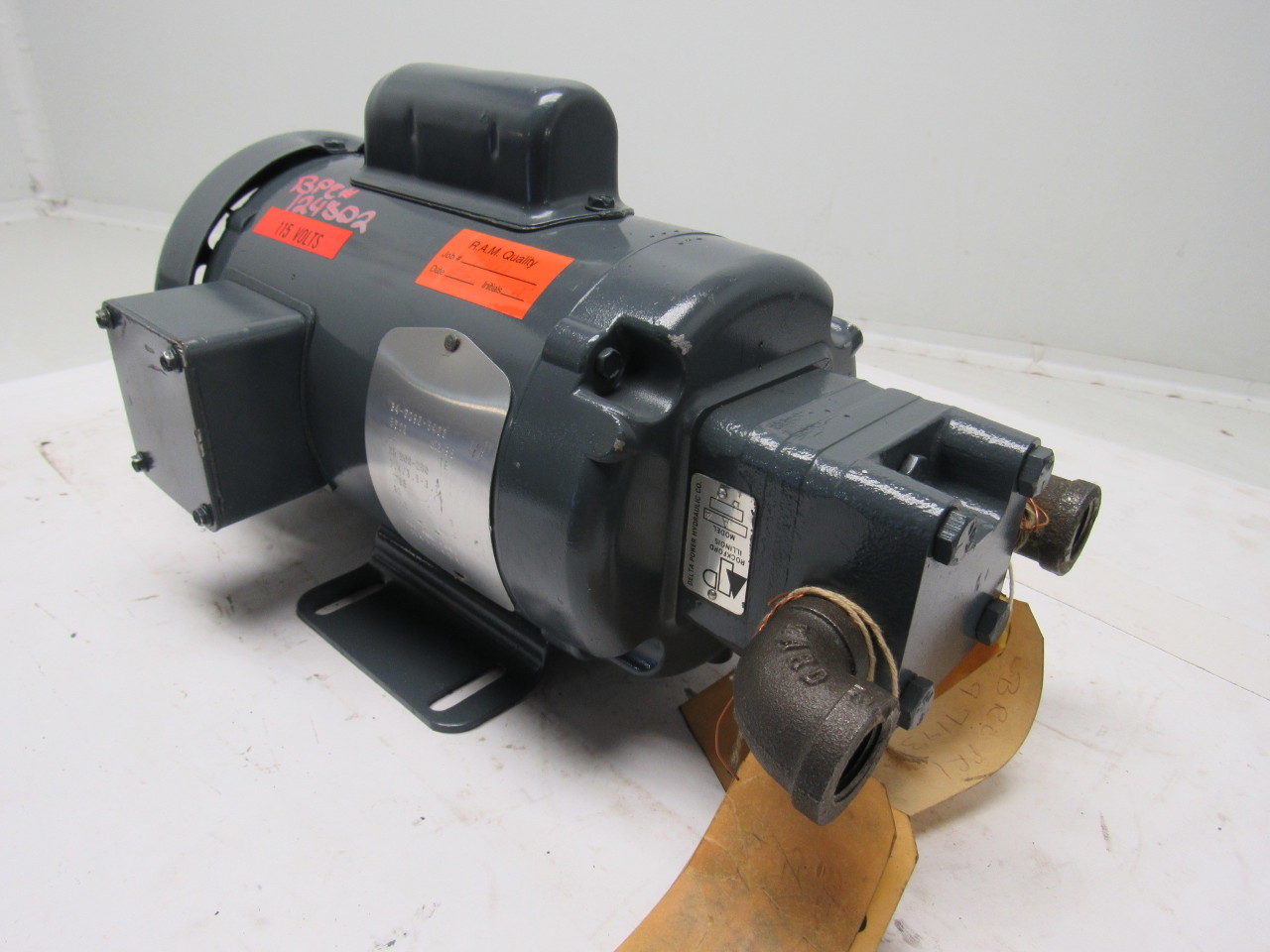 Delta Power hydraulic A4 Pump W/1/2HP 1725RPM 115/208/230V Electric