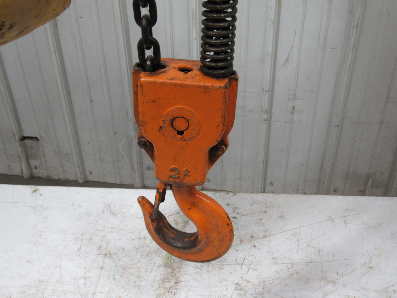 BEEBE LE3S020M4 2 TON Powered Trolley Chain Hoist Crane 20' Lift 220