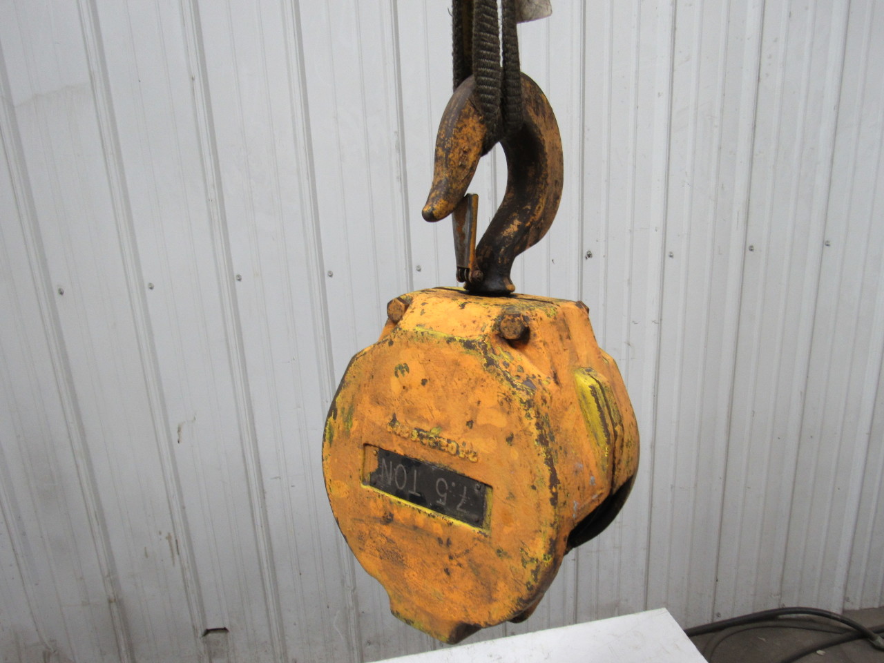 Crosby 7.5 Ton 15000LB Crane Hook Block/Double Sheave For Wire Rope eBay