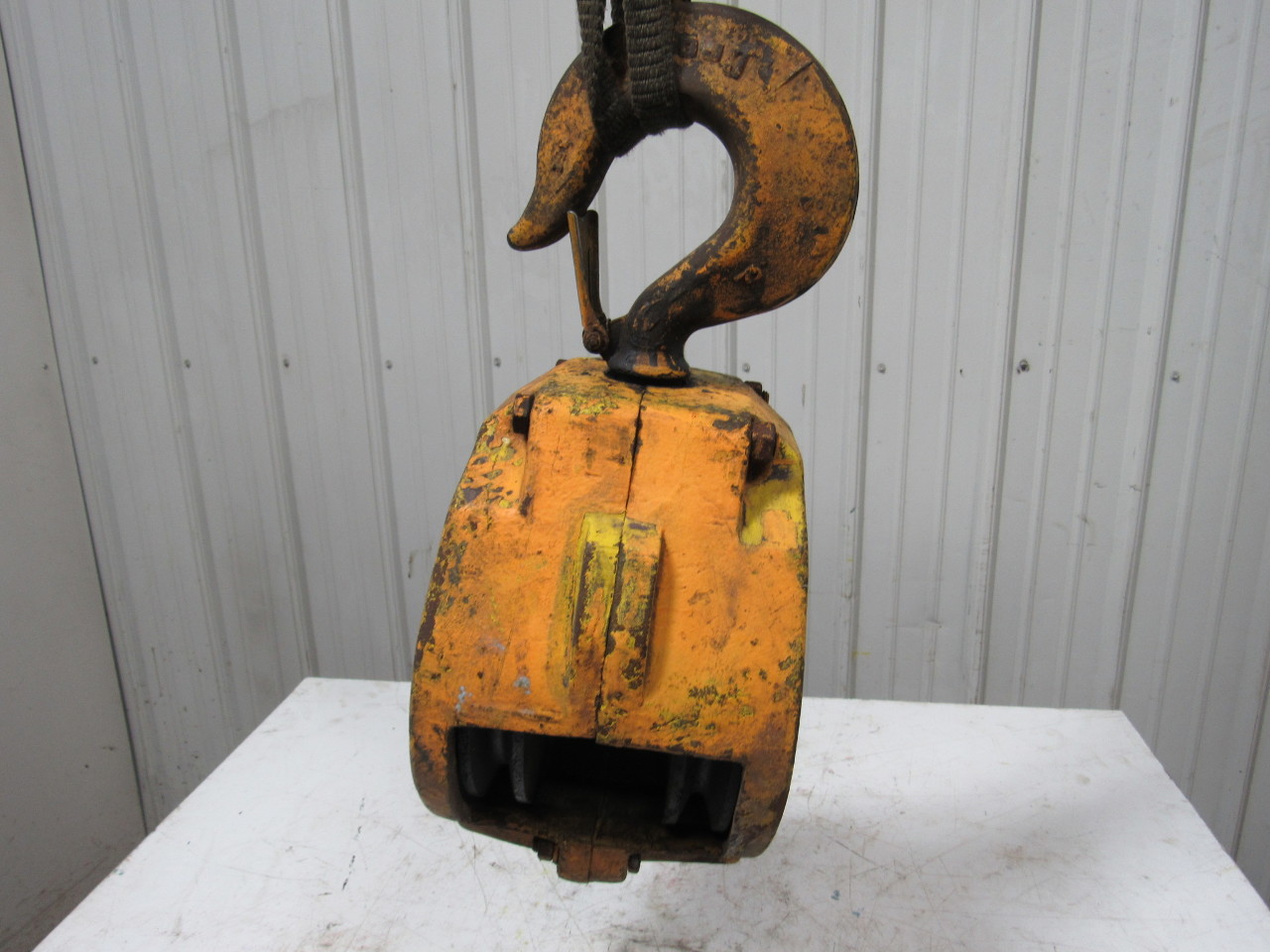 Crosby 7.5 Ton 15000LB Crane Hook Block/Double Sheave For Wire Rope eBay