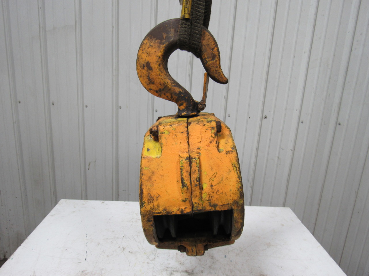 Crosby 7.5 Ton 15000LB Crane Hook Block/Double Sheave For Wire Rope eBay