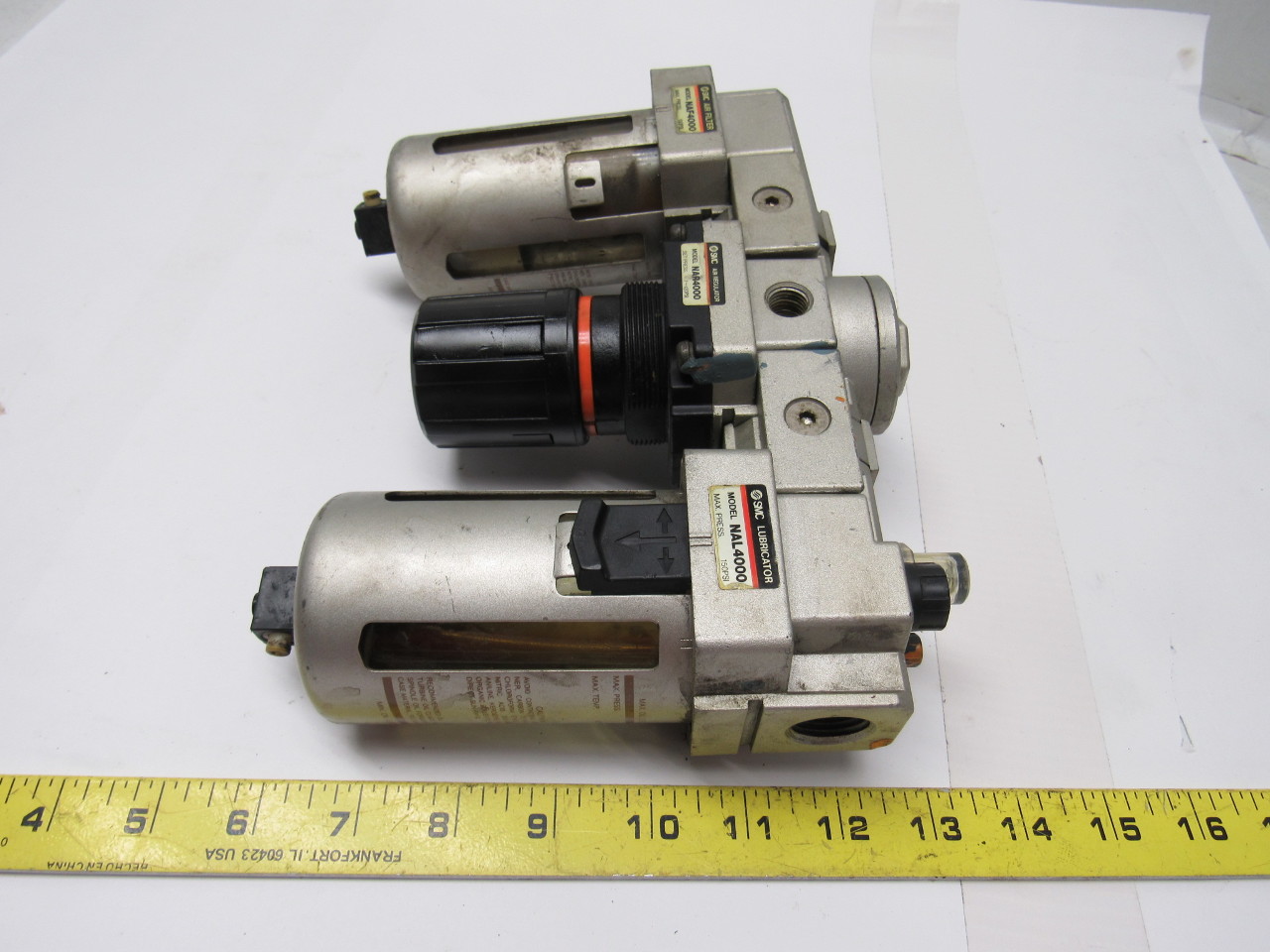 SMC NAF4000 NAR4000 NAL4000 FRL Filter Regulator Lubricator Assembly