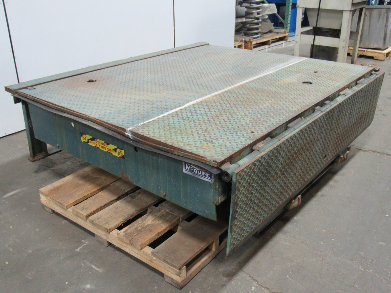 McGuire MP6630 Pull Chain Mechanical Dock Leveler 30,000lb Cap 76"L x 72" Wide eBay