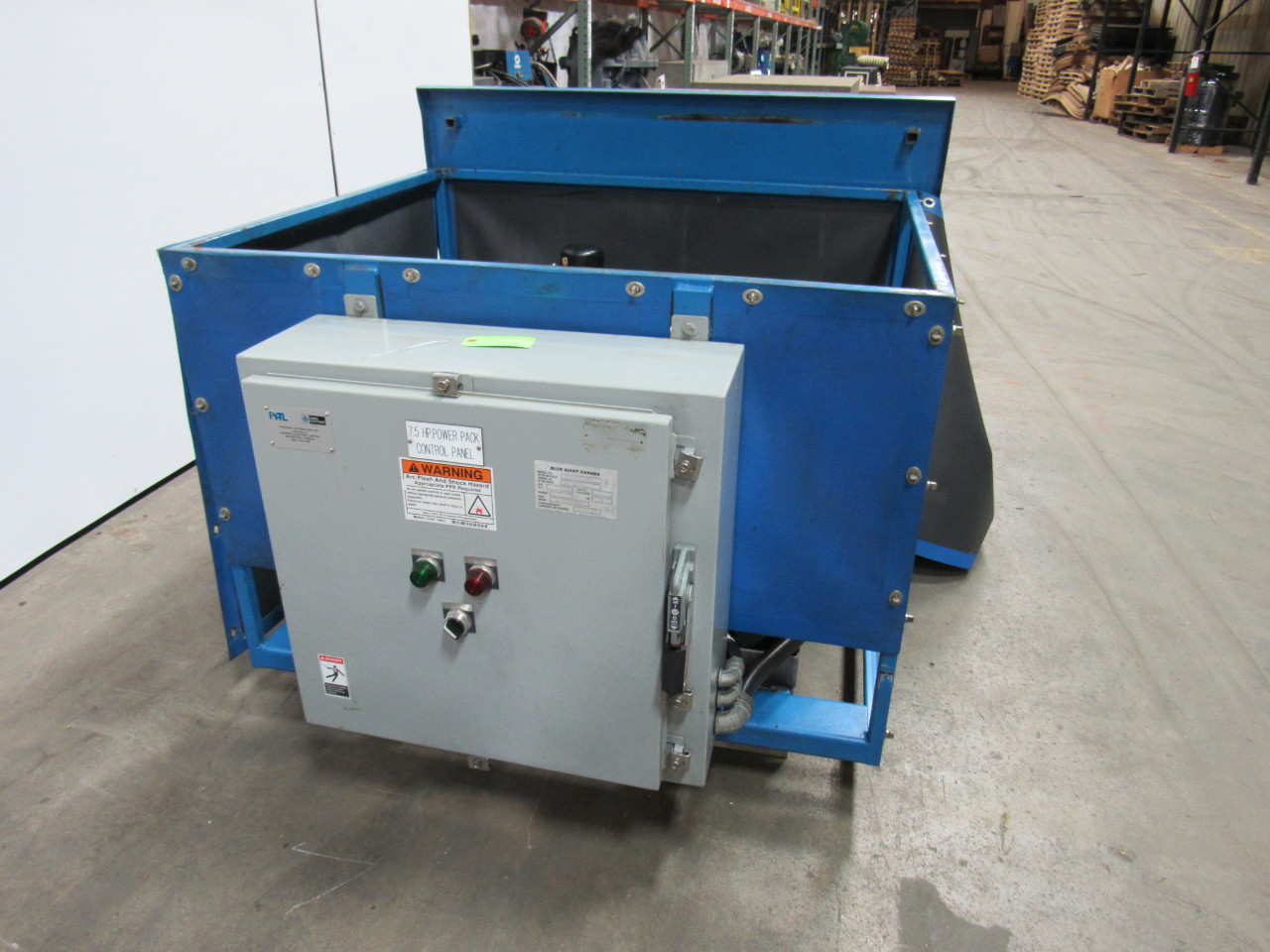 Blue Giant Parker 71/2 HP Hydraulic Power Unit 31 Gal. Tank W/ Heater