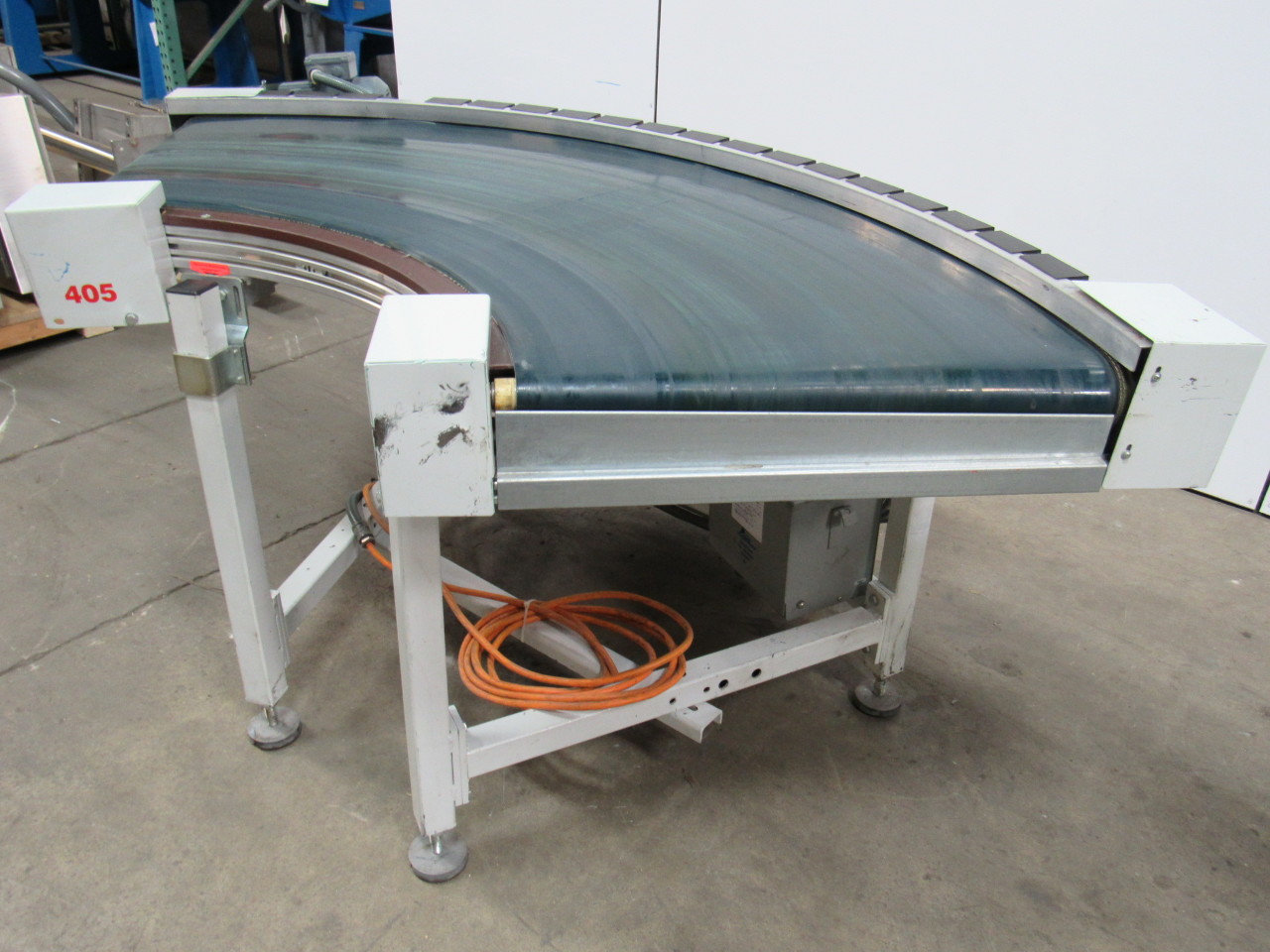 TRANSNORM TS150080A Curve 90 Degree Powered Flat Belt Conveyor 2280