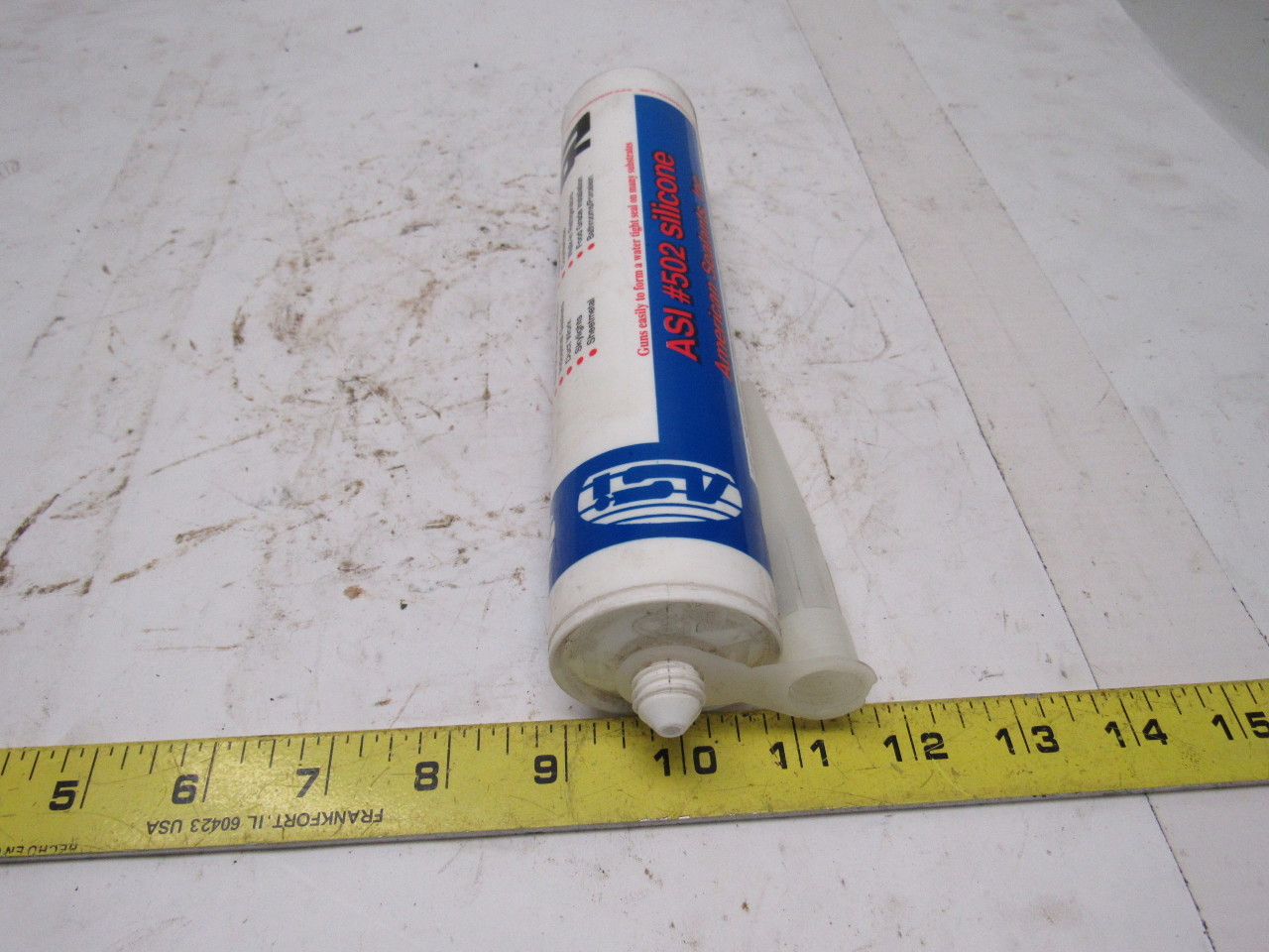 ASI 502 100 Silicone RTV Sealant White Food Grade 10.2 Oz. Lot Of 4