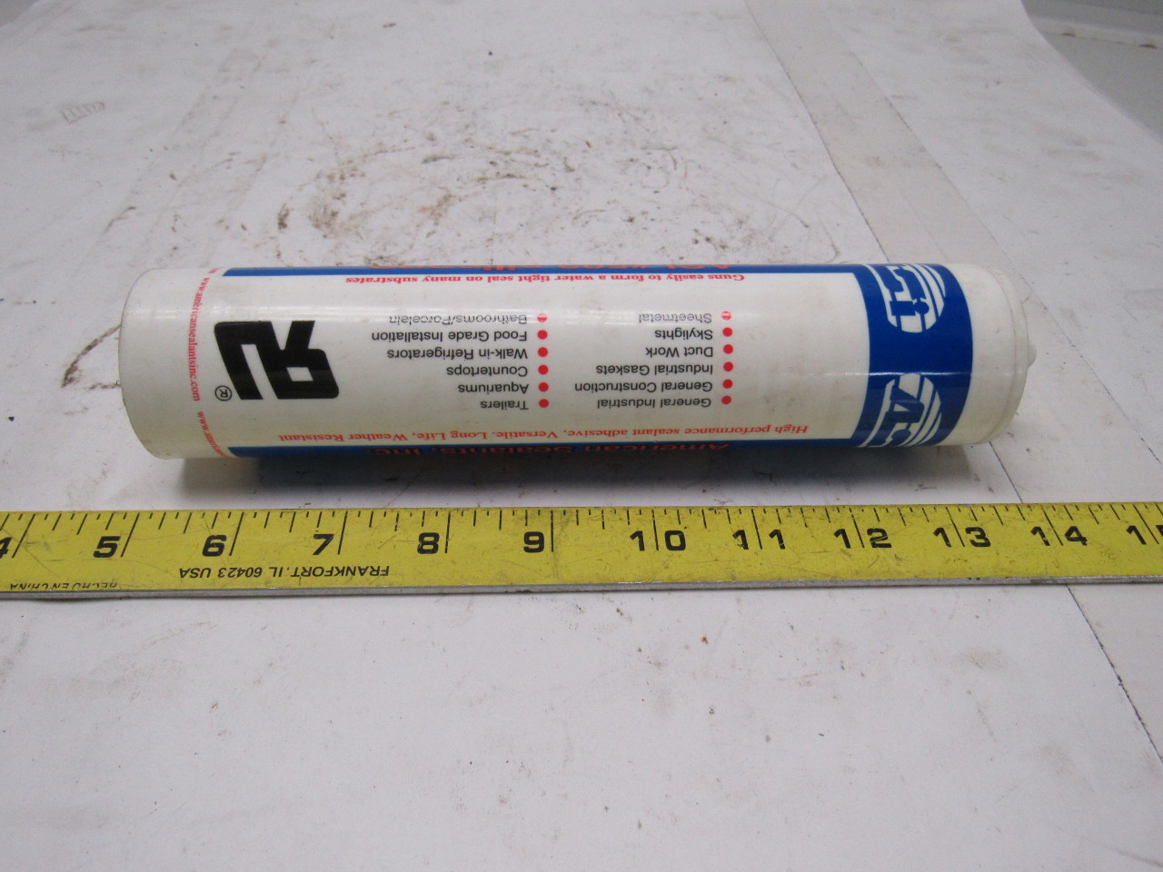 ASI 502 100 Silicone RTV Sealant White Food Grade 10.2 Oz. Lot Of 4