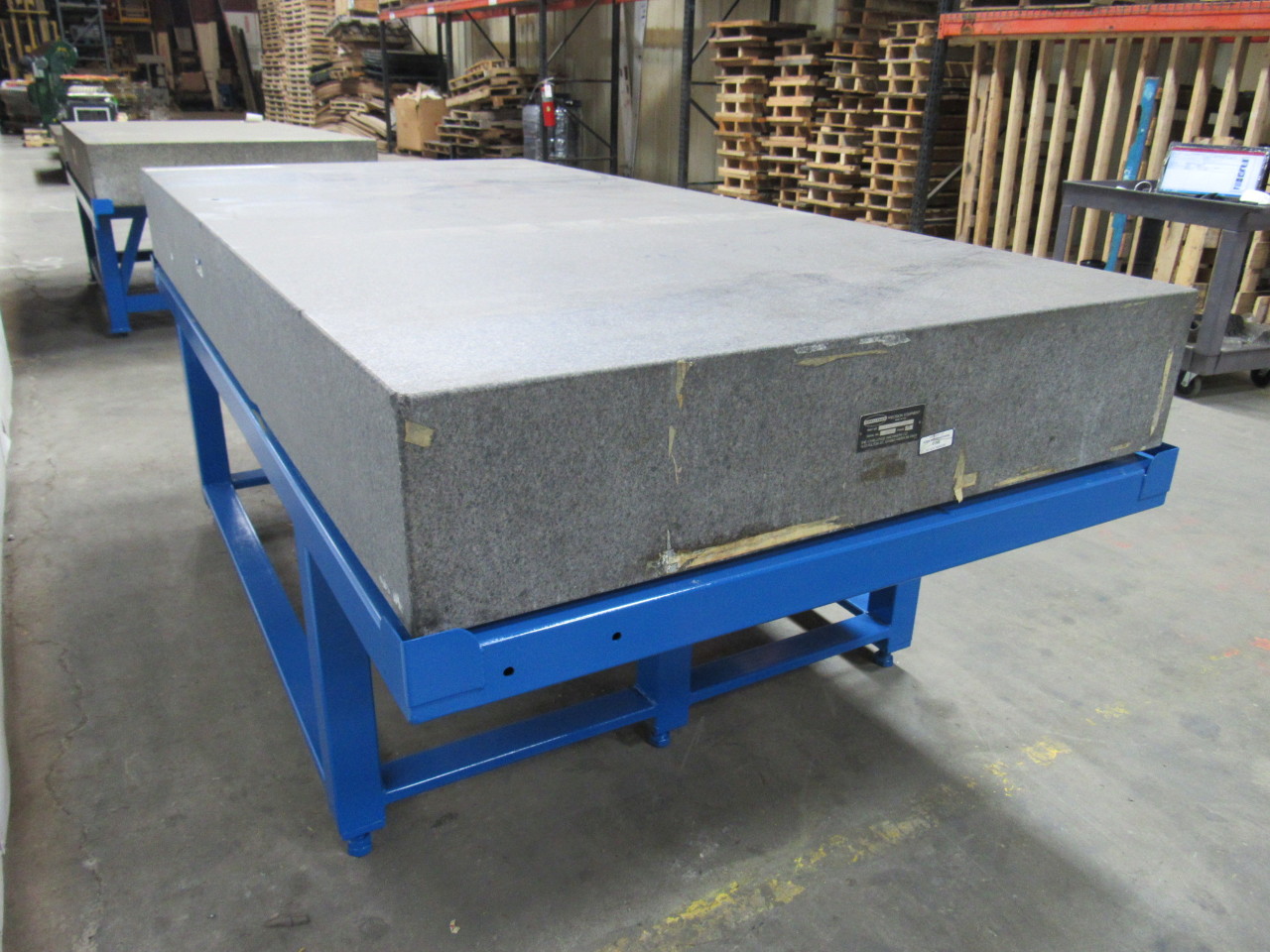 CHALLENGE 96"X48"X10" Granite Surface Plate Grade B .0005458" W/ Stand