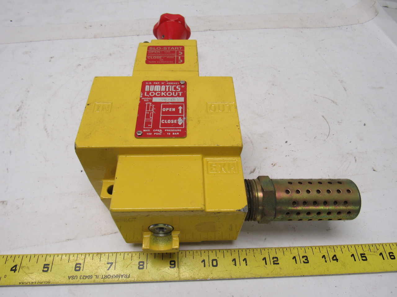 Numatics VT52N16Y Pneumatic Air Shut Off Valve With Bleed Off 2