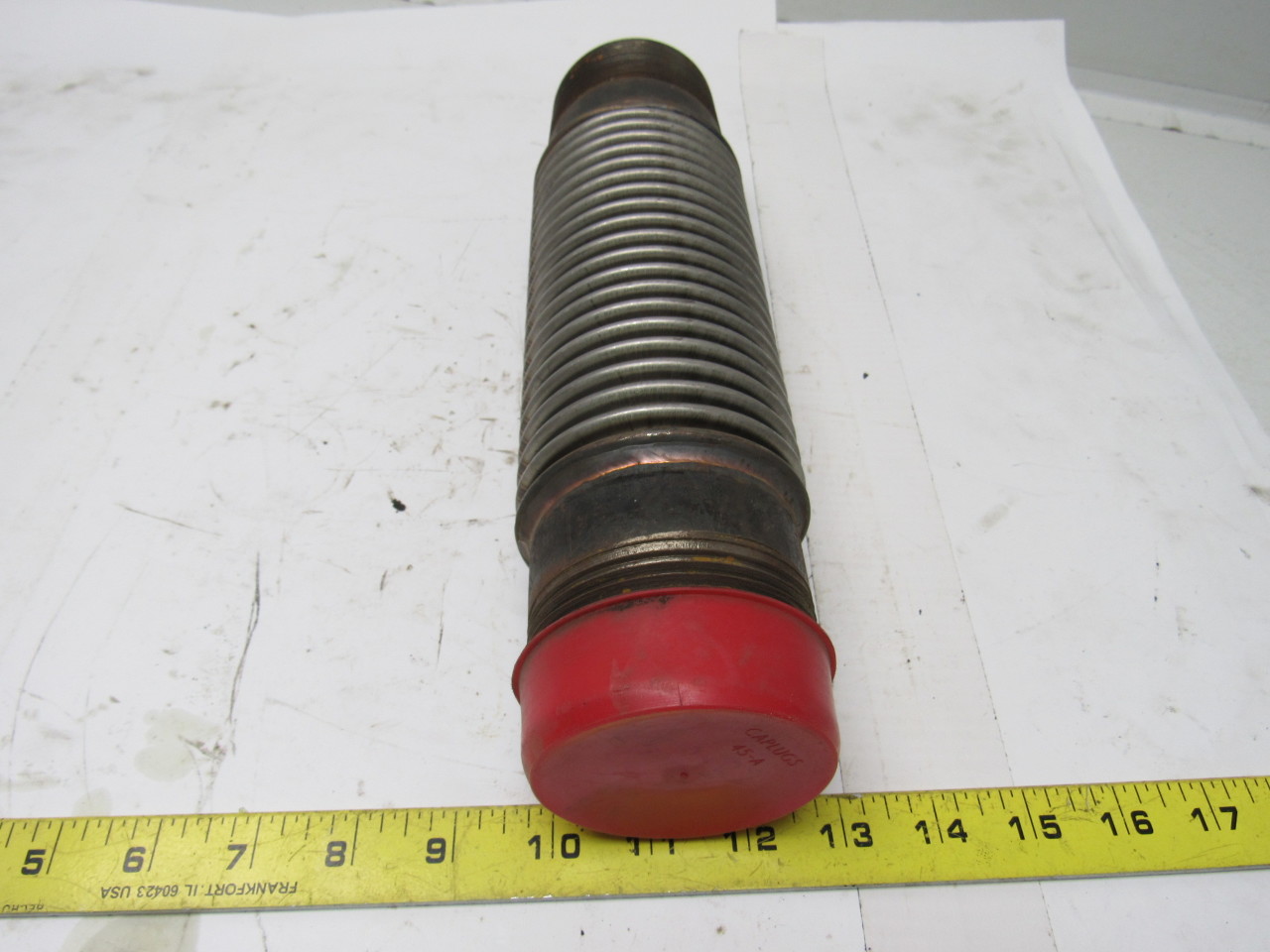 21/2" Male Stainless Steel Corrugated Pipe Vibration Absorber 12" OAL